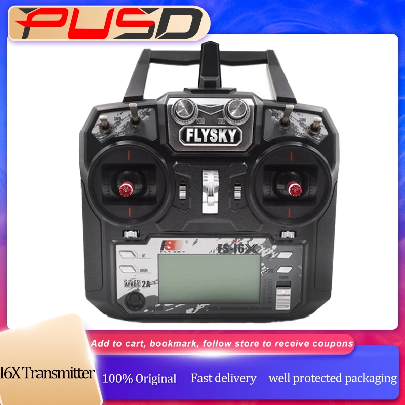 

FLYSKY FS-i6X I6X AFHDS 2A RC-передатчик с приемником X6B IA6B IA10B 10 каналов 2,4 ГГц для самолета, вертолета, FPV, гоночных дронов