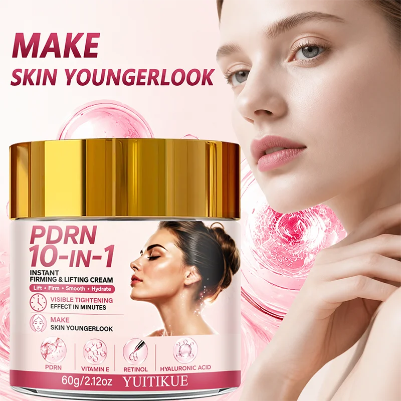 60g PDRN Multi Effect Facial Cream Retinol Vitamin E Hydrate Firm Lifting Smooth Fine Lines Youthful Skin Moisturizer