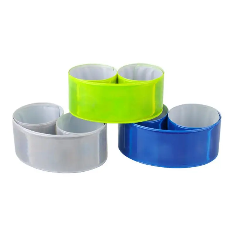 Cycling Reflective Tape Strips Warning Wristband Outdoor Fishing Running Safe Bicycle Bind Pants Leg Strap Fluorescent Band