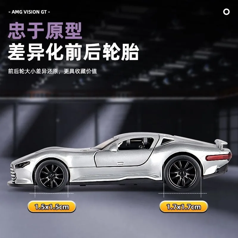 1:36 Mercedes-Benz Vision GT Diecast Car - usage example