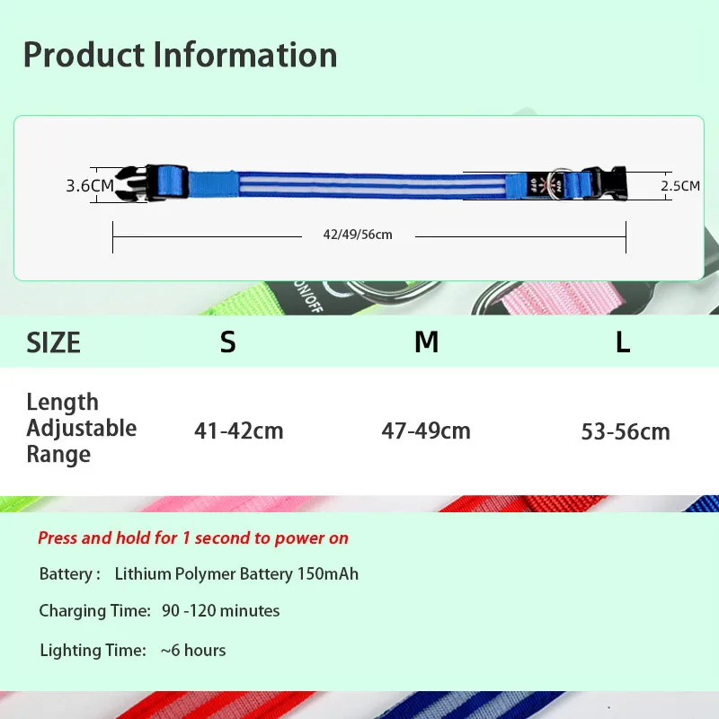 LED Dog Safety Collar 6