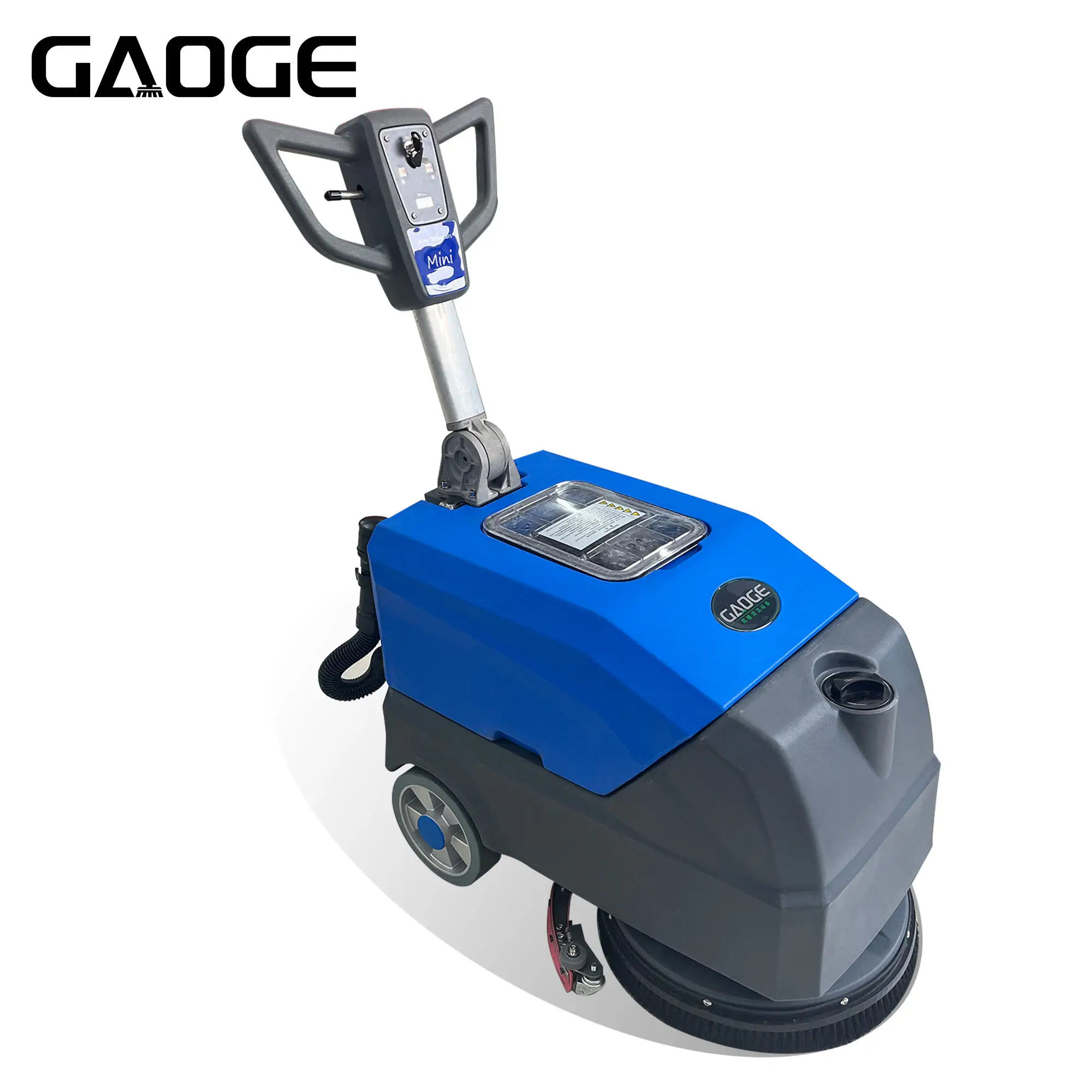 15in Walk Behind Floor Scrubber Dryer Industrial M2 Commercial Floor Cleaning Machine 14316 Sqft with Lithium Battery