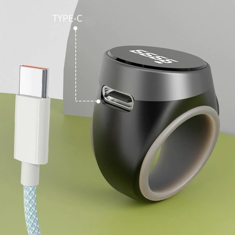 

Водонепроницаемый интеллектуальный электронный счетчик колец на палец, подходящий для точного отслеживания шагов, ежедневная