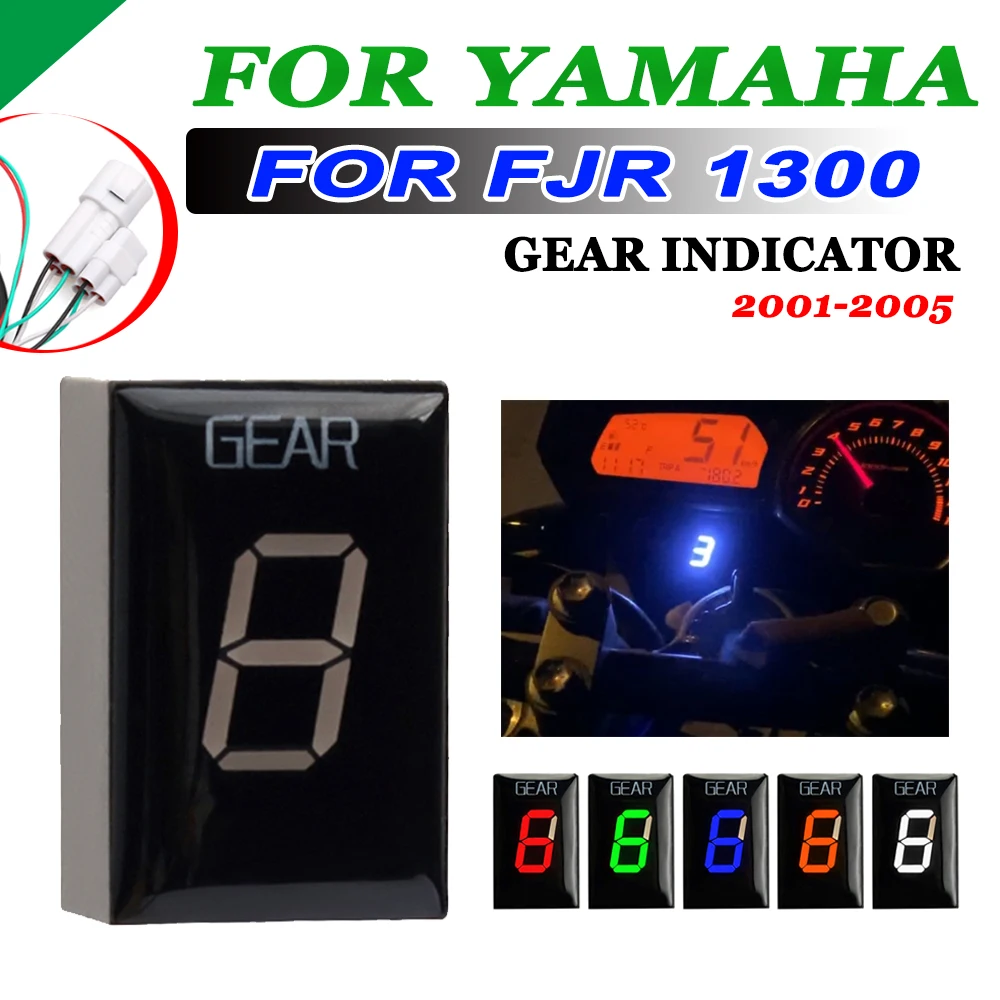 For YAMAHA Fjr1300 2001 2002 2003 2004 2005 Fjr 1300 EFI Motorcycle Accessories Gear Display Indicator LED 1-6 Speed Show Meter