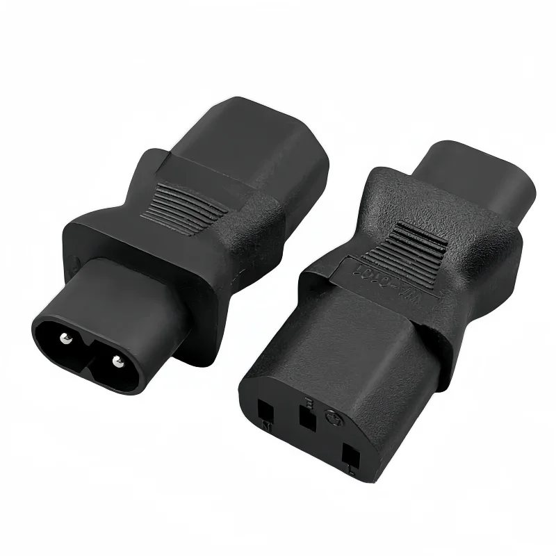 IEC 320 C13 to IEC C8,IEC 2 Pin female to 3 Pin male micky power adapter C13 to c6 TO C13 3 Pin The power adapter plug 10A 250V