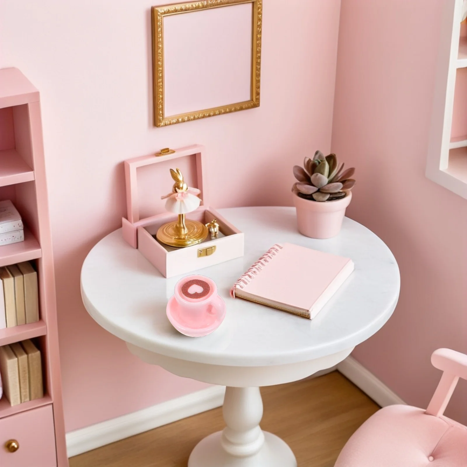 40 pezzi mini tazze di caffè simulate in resina piccola tazza realistica decorazione per accessori da forno per casa delle bambole micro paesaggio da tavolo