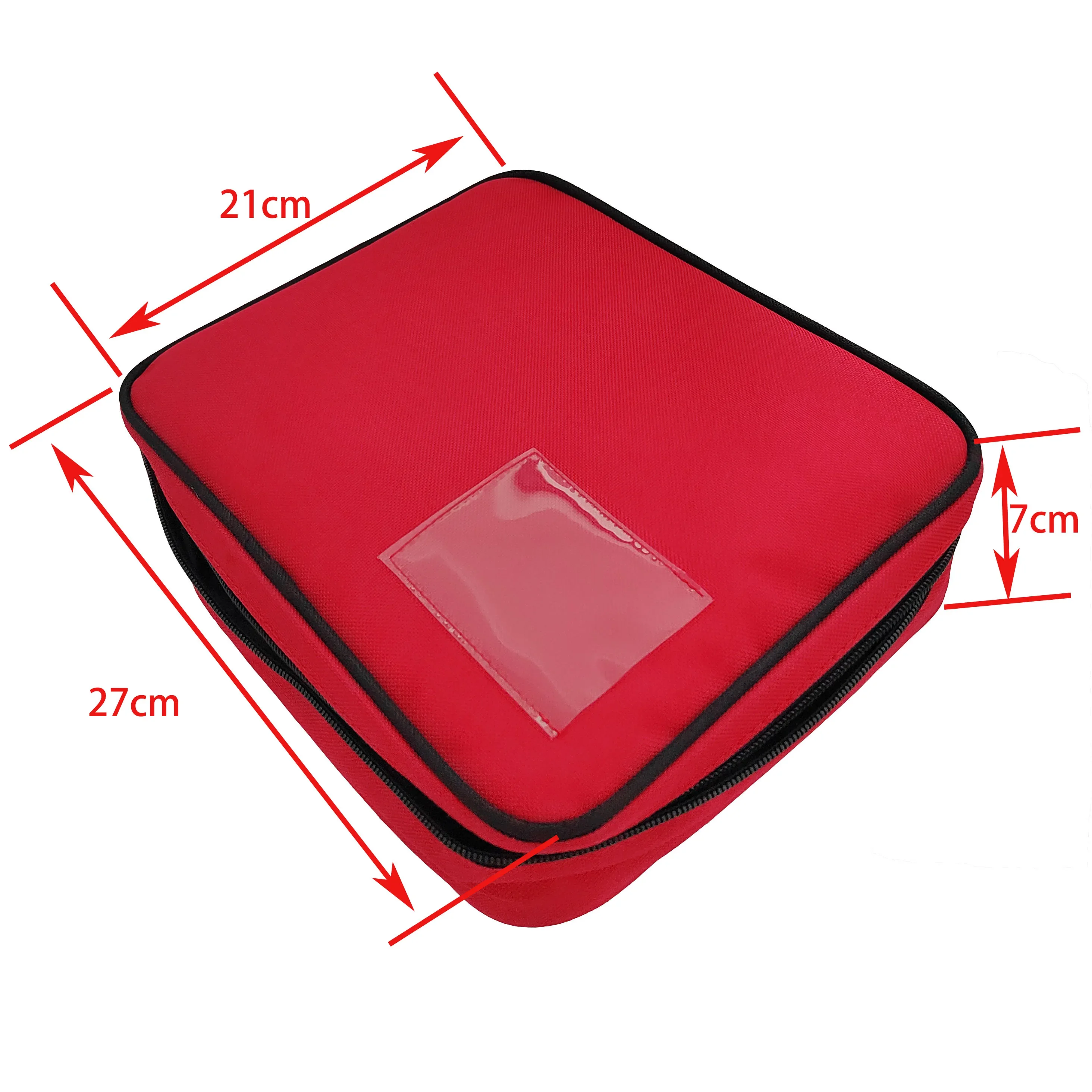 First Aid Kit Bag Empty for Travel Camping Portable Case AED Trainer Case Packing Bag