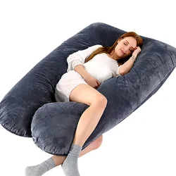 Oreiller de Grossesse pour Femme Enceinte, Coussin de Grossesse, ALTERSupport d'Allaitement pour le Sommeil