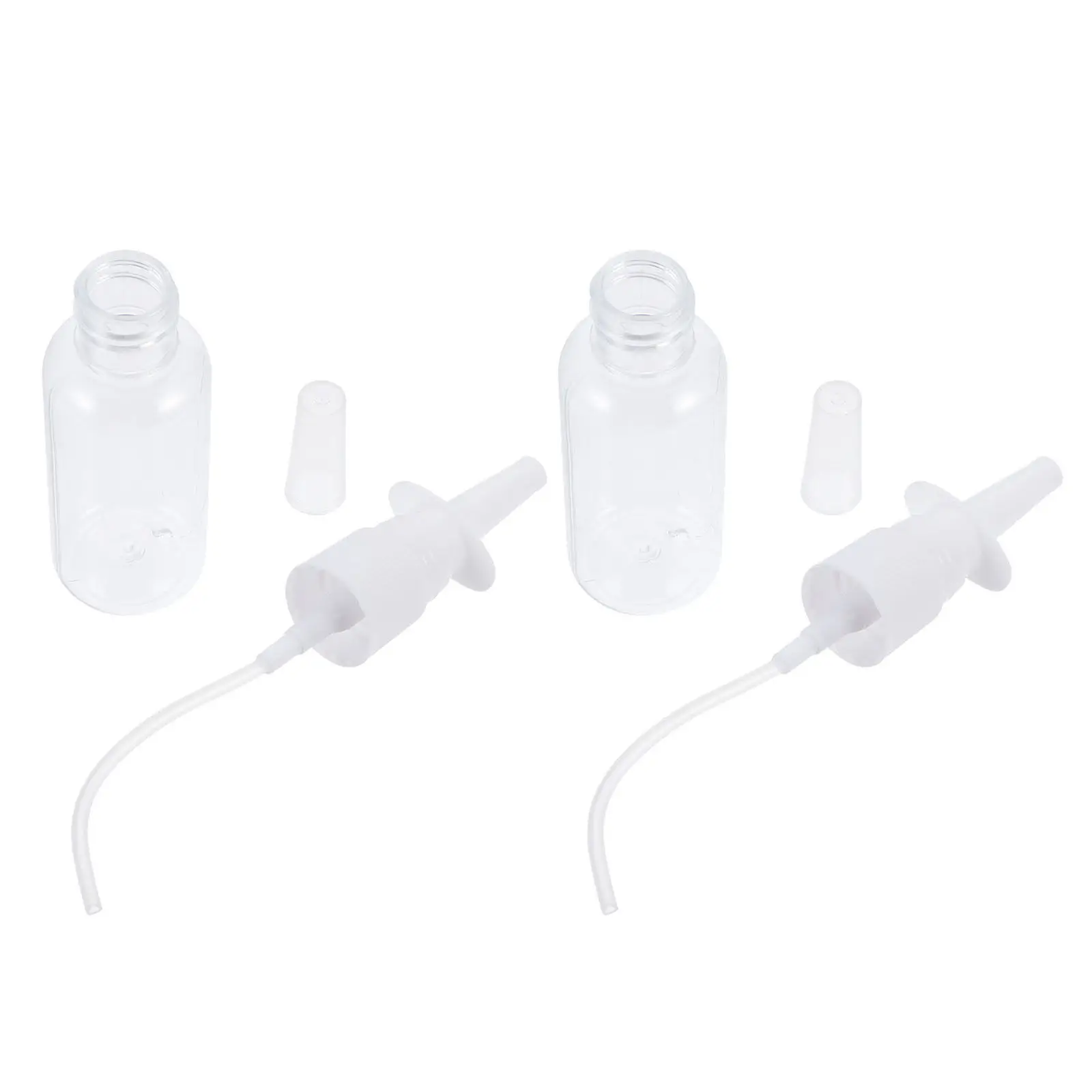 

2Pcs Portable Baby Nose Cleaners Pet Plastic Spray Bottles for Nasal Irrigation Easy to Use Safe for Infant Eye and Nose Wash