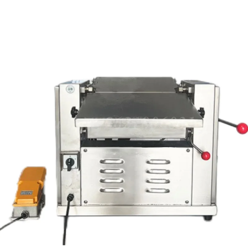 Commercial Pig Pork Meat Skin Peeling Machine Thickness Adjustable Pork Lamb Beef Skin Slice Fat Remove Skinner Cut Machine