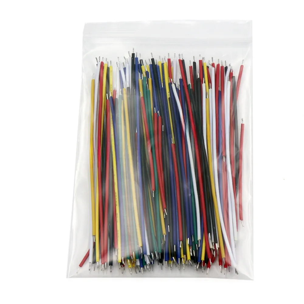 

130 Pcs 24AWG Pre Tinned Jumper Wires Bundle 13 Sizes 5CM to 10CM Multicolor Breadboard Wires for Arduino DIY Prototyping