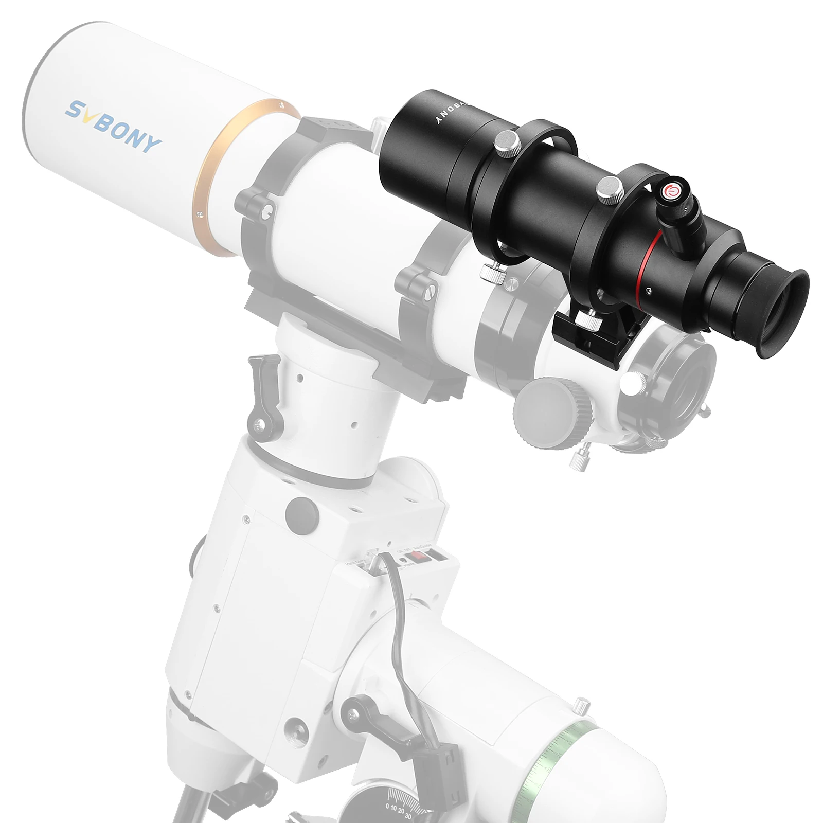 SVBONY SV208 Astronomical Telescope Finder Scope w/ Illuminated 8x50 Straight-Through Correct Image