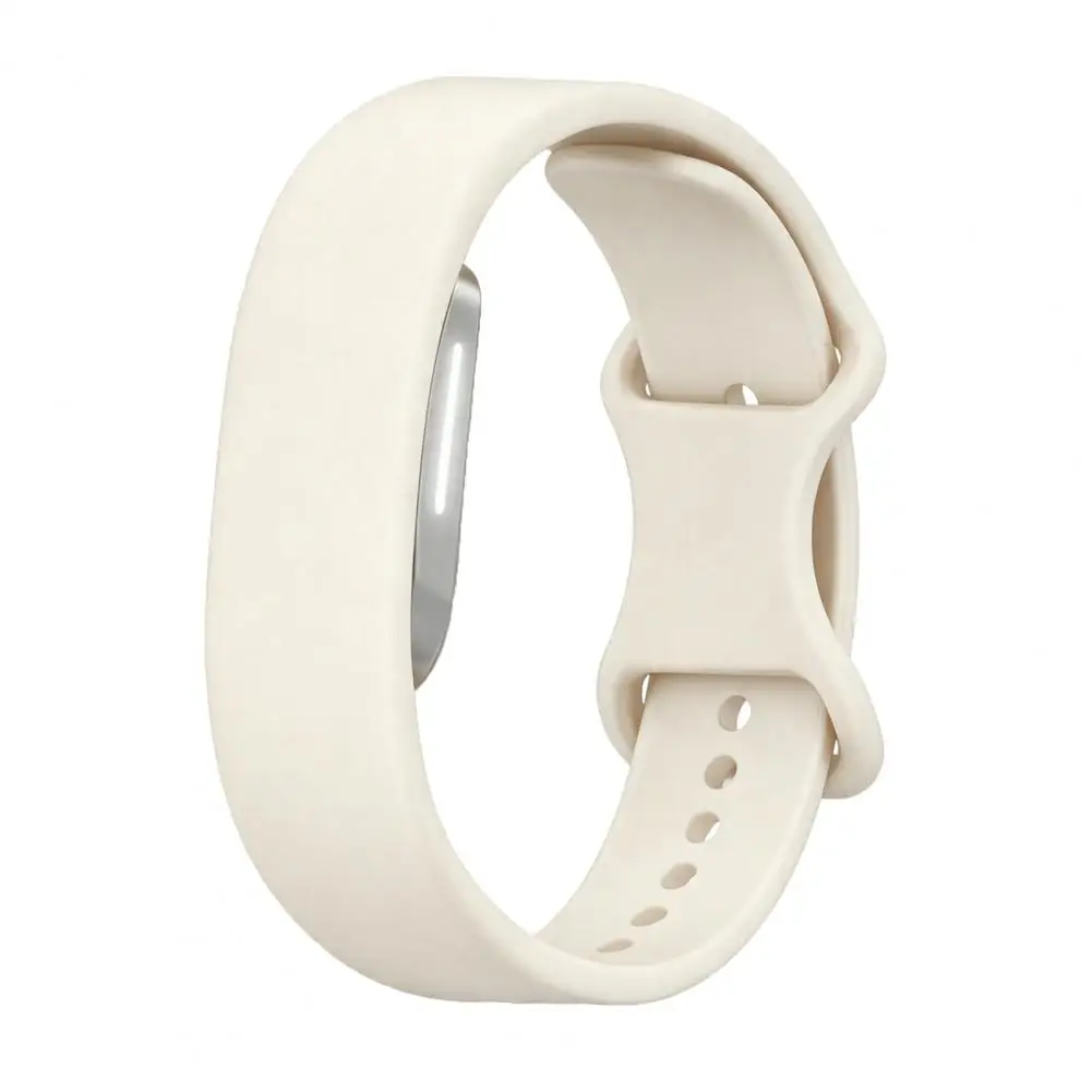 Soft Silicone Watch Band Fitness Tracker Comfortable Ventilated Adjustable Wrist Strap Anti Sweat Running Gym Wear