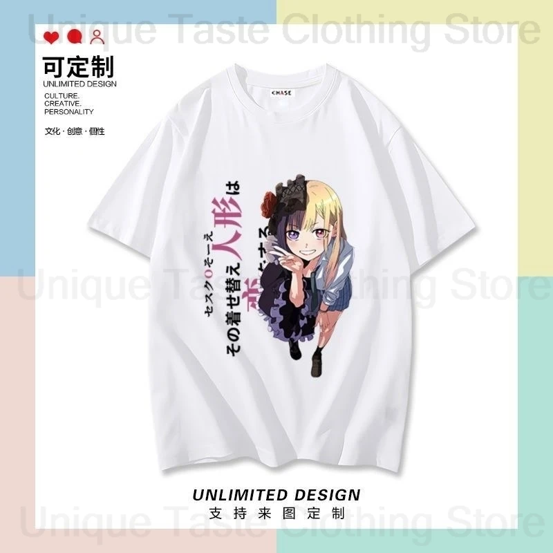 بلدي اللباس حبيبي تي شيرت كيتاجاوا مارين لطيف الكرتون تي شيرت مطبوع Harajuku موضة عالية الجودة القطن قصير الأكمام تي شيرت #6