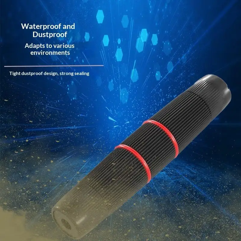 1Pcs Ethernet Network Straight-through Waterproof IP67 Header RJ45 Docking Connector Outdoor Broadband Network Cable Extender