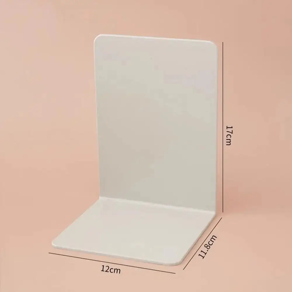 1/2Pcs 미끄럼 방지 디자인과 L 자형 간단한 북 엔드 장식 책상 책장 플라스틱 두꺼운 책 스토퍼 홀더