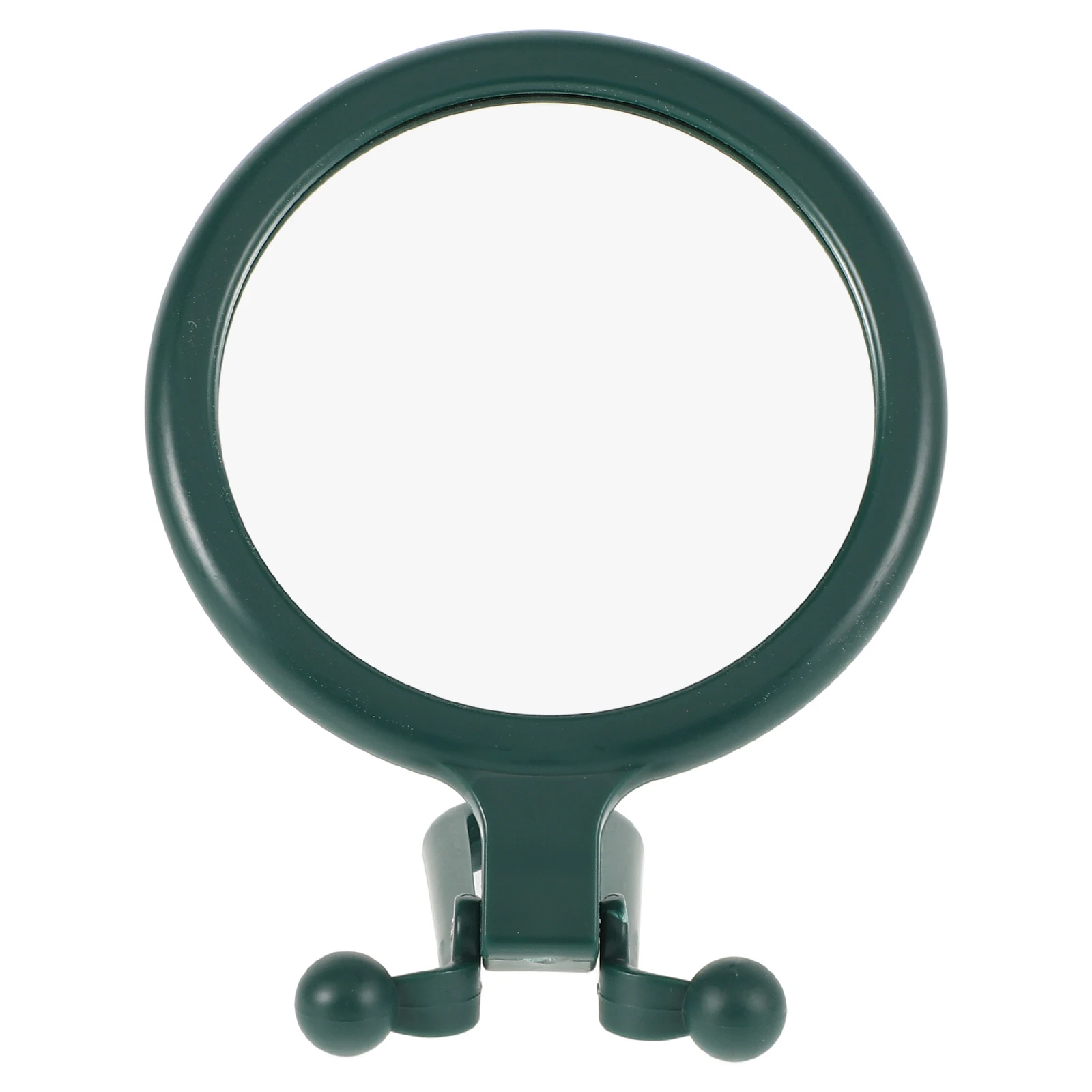 5倍拡大両面化粧鏡 折りたたみ式ハンドヘルドコンパクトデザイン 旅行用バスルームドレッシングテーブル用