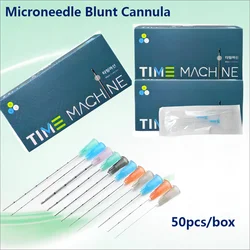 10-50 Stuks Wegwerp Injectienaald 18G 22G 23G 25G 27G Canula Micro Stompe Punt Canule Voor Injecteerbare Hyaluronzuurvullers