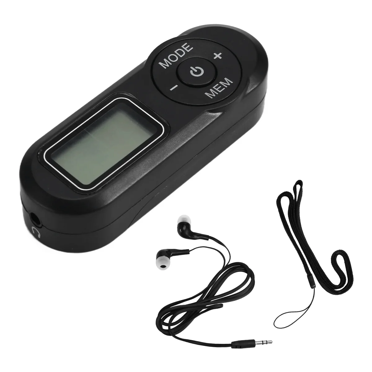 POP-lMini Портативное FM-радио, карманный радиоприемник с наушниками FM-басовое стерео радио для прогулок и бега