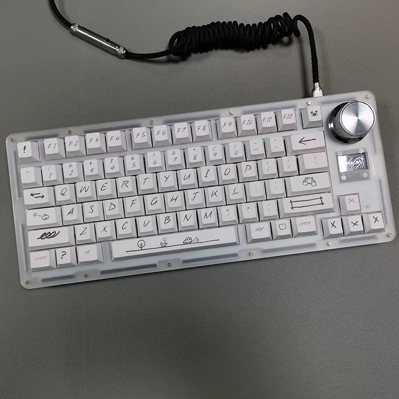 Graffiti Daydream Theme Keycaps Set Custom Cherry Profile PBT Keyboard KeyCap for Mechanical Keyboard Creative Accessories Gift