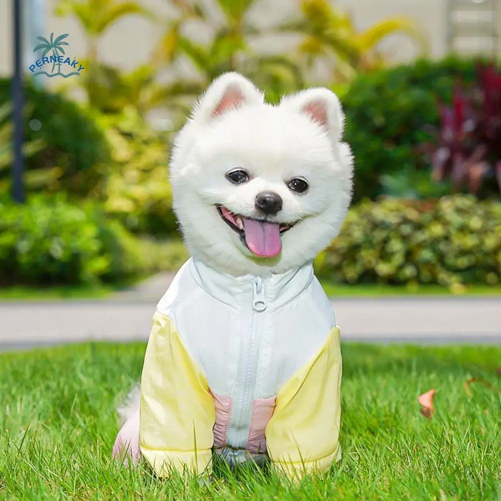 

Pet Outfits Lightweight Dog Clothes Windproof Fashion Pet Pullover Cute Dog Suspenders Kittens