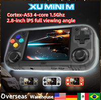 XU MINI M Handheld Game Console 2.8'' Screen Linux OS MINI Retro Simulator Video Player Portable Console Children Gifts xumini m