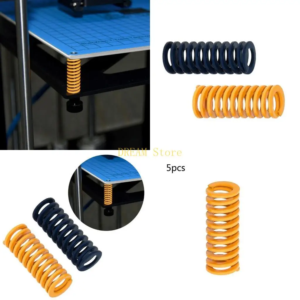 

10mm OD 25mm Long Light Load Compression Mould Die Spring Yellow Compression best sale