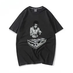 Fashion brand y2k Top summer T-shirt Male and female rock band American street hip-hop jazz band Cotton Bar DJ China gothic