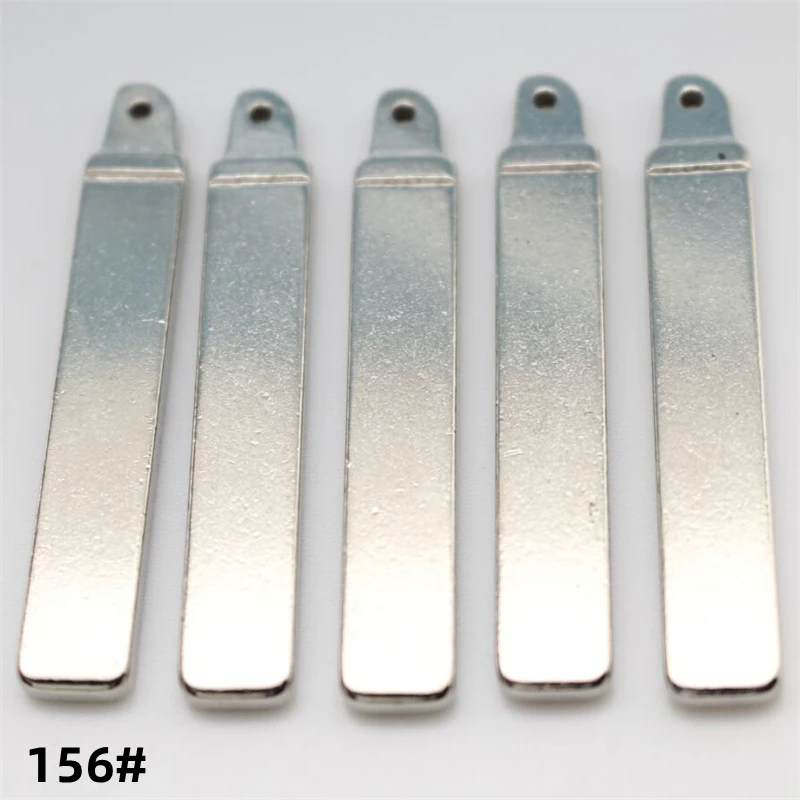 

FLYBETTTER OEM 50 шт. 156 # Оригинальный металлический пустой необрезанный лезвие дистанционного ключа для Hyundai Verna для Kia K5
