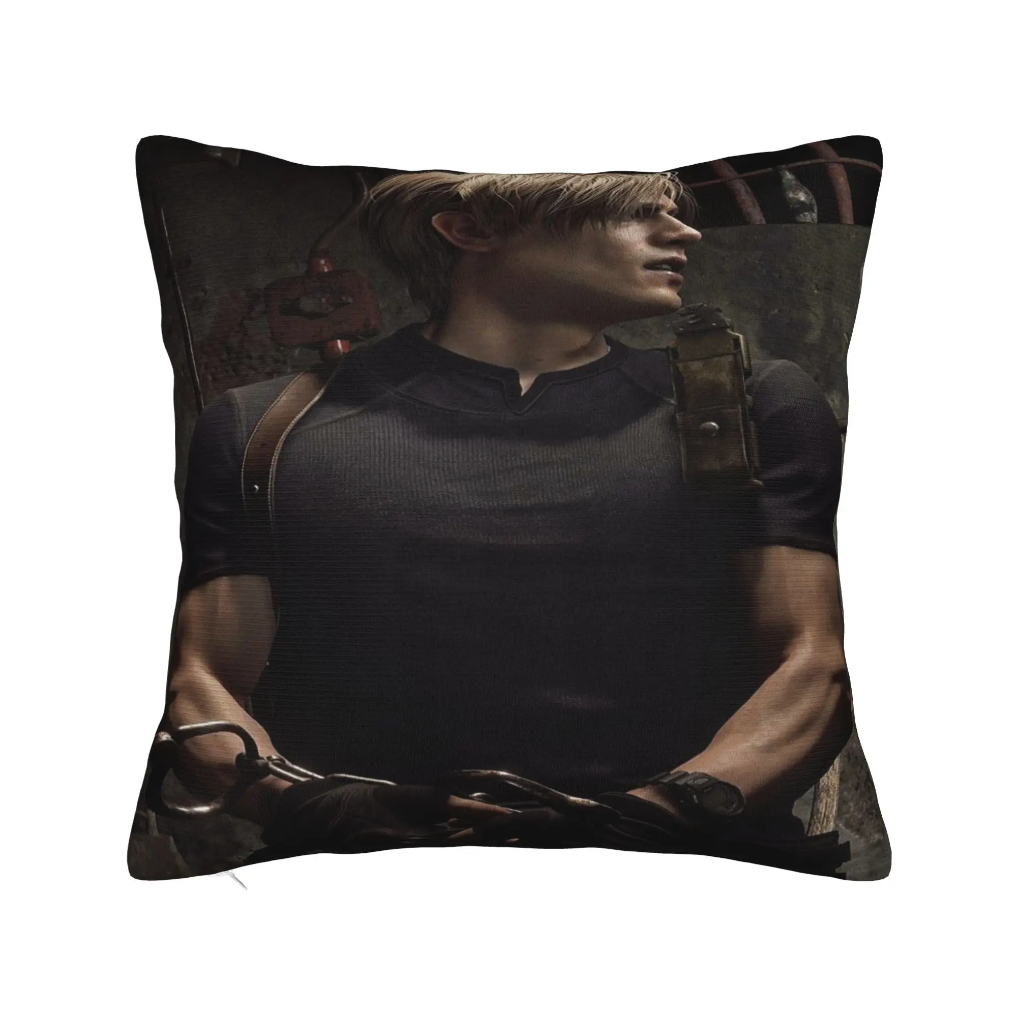 Leon Kennedy Pillow Case  Kawaii Pillow Cover Comfy Pillowcases For Sofa Car Home Decor