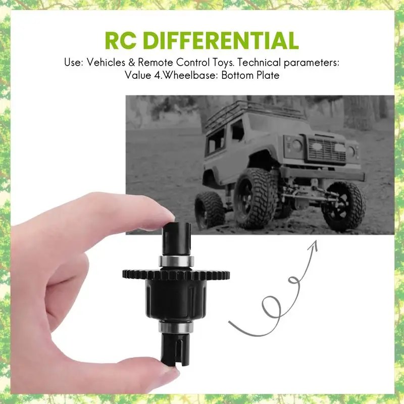Ensemble d'engrenages différentiels centraux Eco-Friendly-46T pour modèles DF 6684 Kyosho 1/8, ensemble d'engrenages différentiels pour voiture Buggy et camion
