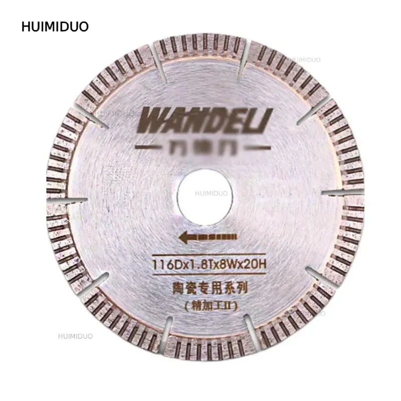 116Dx1.8Tx8Wx20MM Diamond Saw Blade Marble Stone Ceramic Tile Cutter Saw Blade For Wandeli QX QXZ Tile Cutting Machine 10PCS