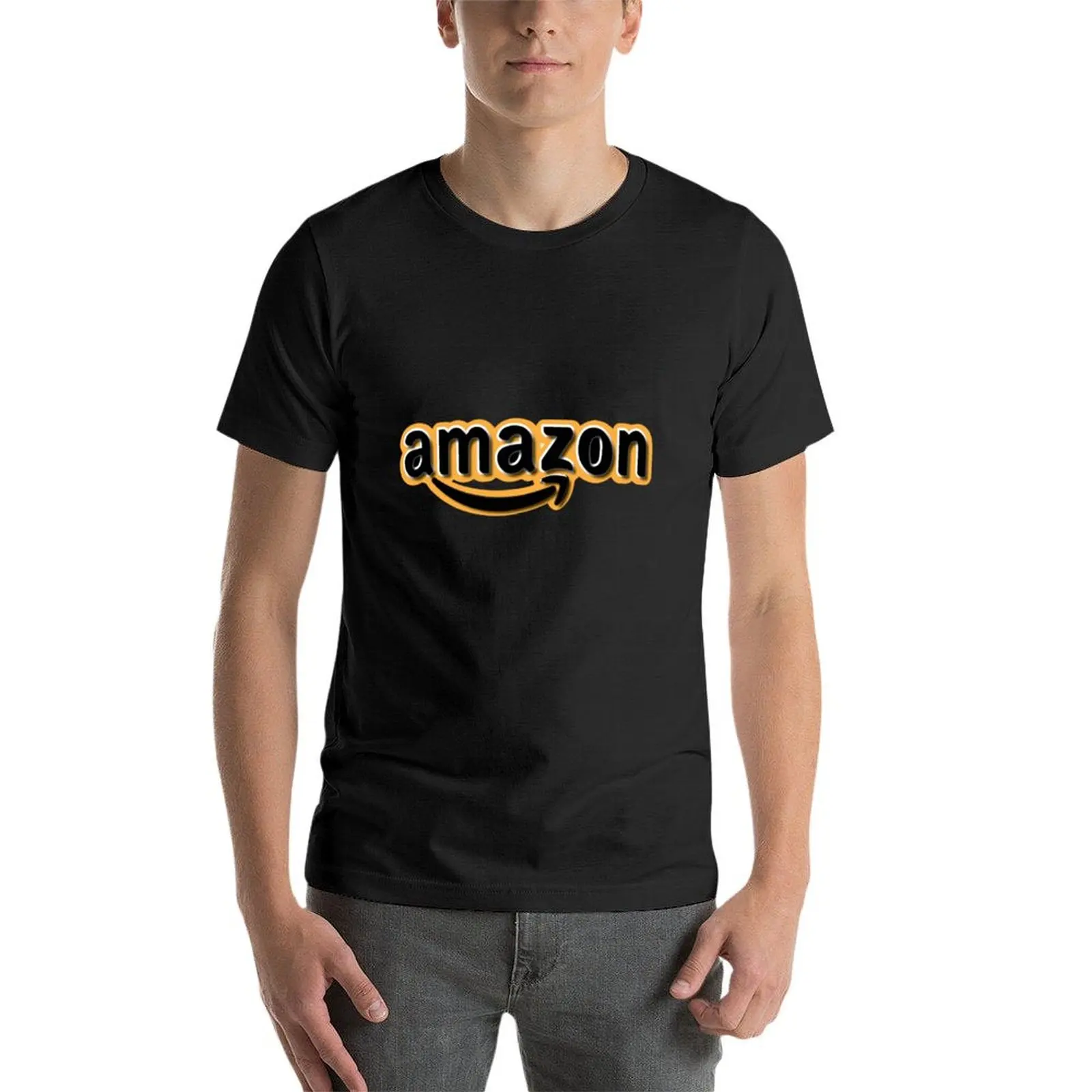 amazon logo design T-Shirt hippie clothes heavyweights sports fans vintage clothes mens champion t shirts