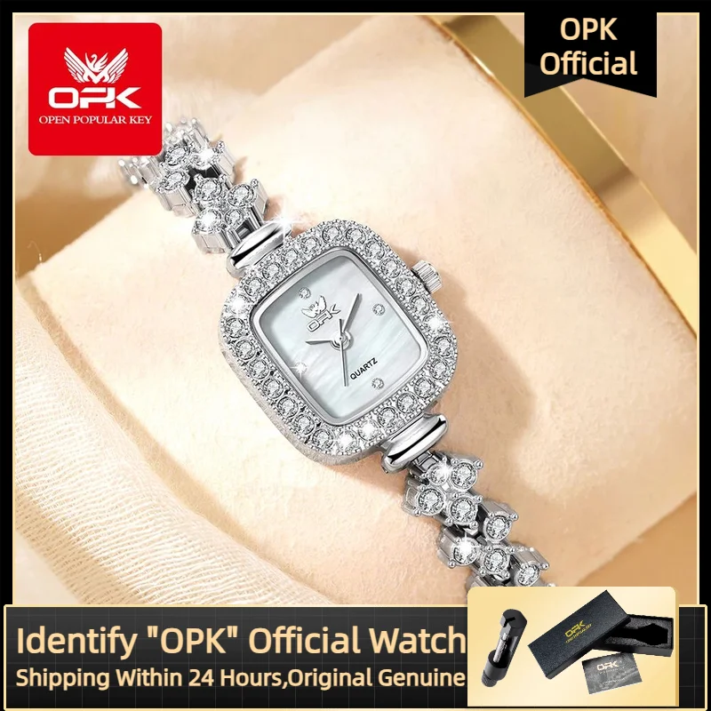 OPK 6058 Original Watch Women Original Quartz Movement 22mm Small Dial Waterproof Ladies Watch