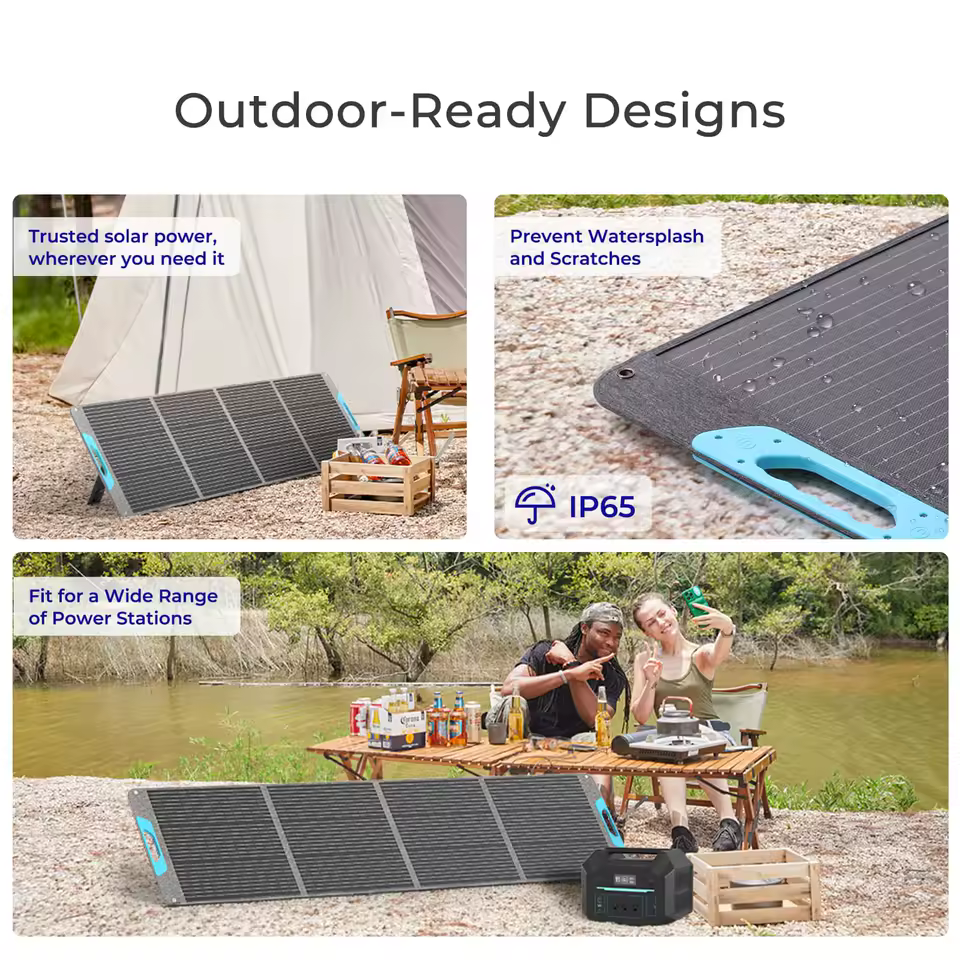 Renogy 200W IP65 Waterproof Foldable Solar Panel .61