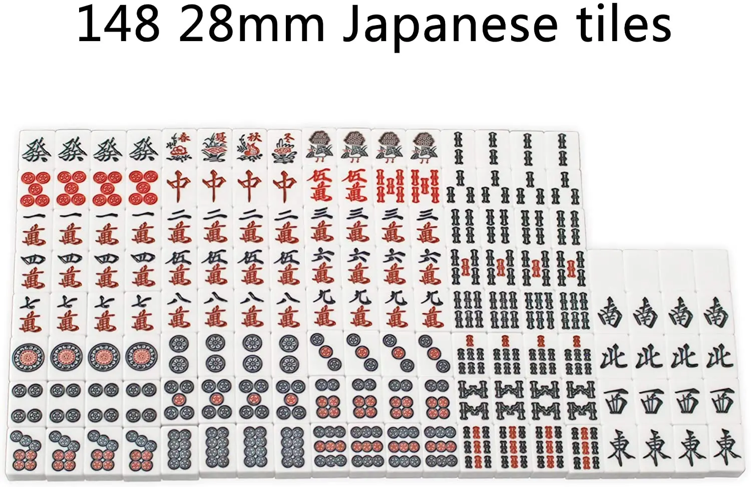 28mm Japanese Riichi Automatic Mahjong Table Ultra Thin With 2 Sets Of Tiles New Japan Mahjong Machine