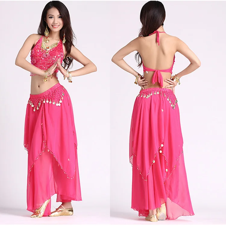 New Women Belly Dance Costumes For Adult India Stage Gypsy Costumes Woman Bellydance Egypt Belly Dancing Suit For Lady 2pcs Set