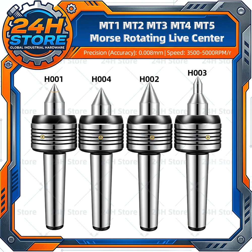 

MT1 MT2 MT3 MT4 MT5 Morse Taper Live Center CNC Lathe Rotating Center Live Center For Morse Turning Center H001 H002 H003 H004