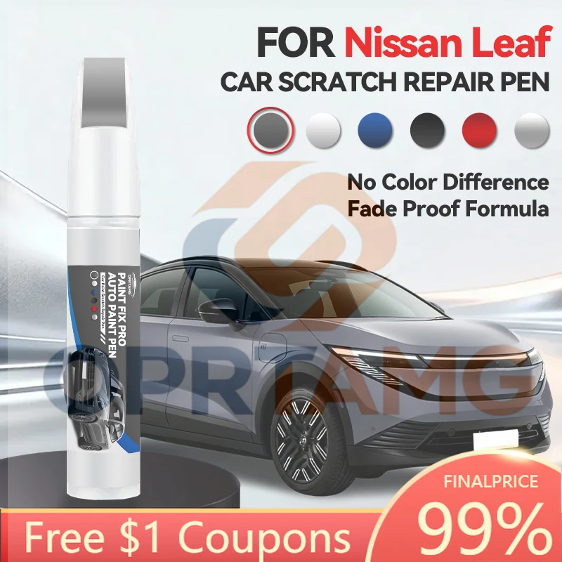 

2026 Hot Car Tool Car Paint Repair Pen For 2010-2025 Nissan Leaf Paint Scratch Repair Accessories Blue RAY White QAK Sliver