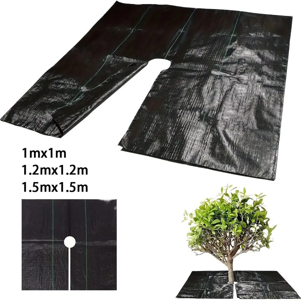 New Reusable Weed Control Fabric Water-permeabl with Holes Lawn Protection Cover Grassland Plastic Film