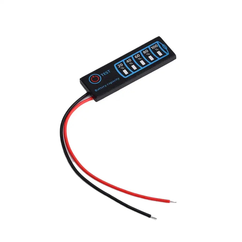 DC 5V-30V 2-8S Battery Level Indicator Ternary Lithium Battery Lithium Iron Phosphate Lead-Acid Battery Capacity Display Tester
