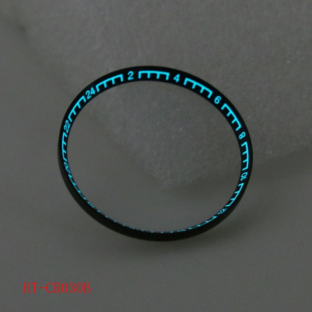 24 ساعة GMT 316L الفولاذ المقاوم للصدأ سوبر BGW9 الأزرق مضيئة SKX007 ساعة الفصل الدائري