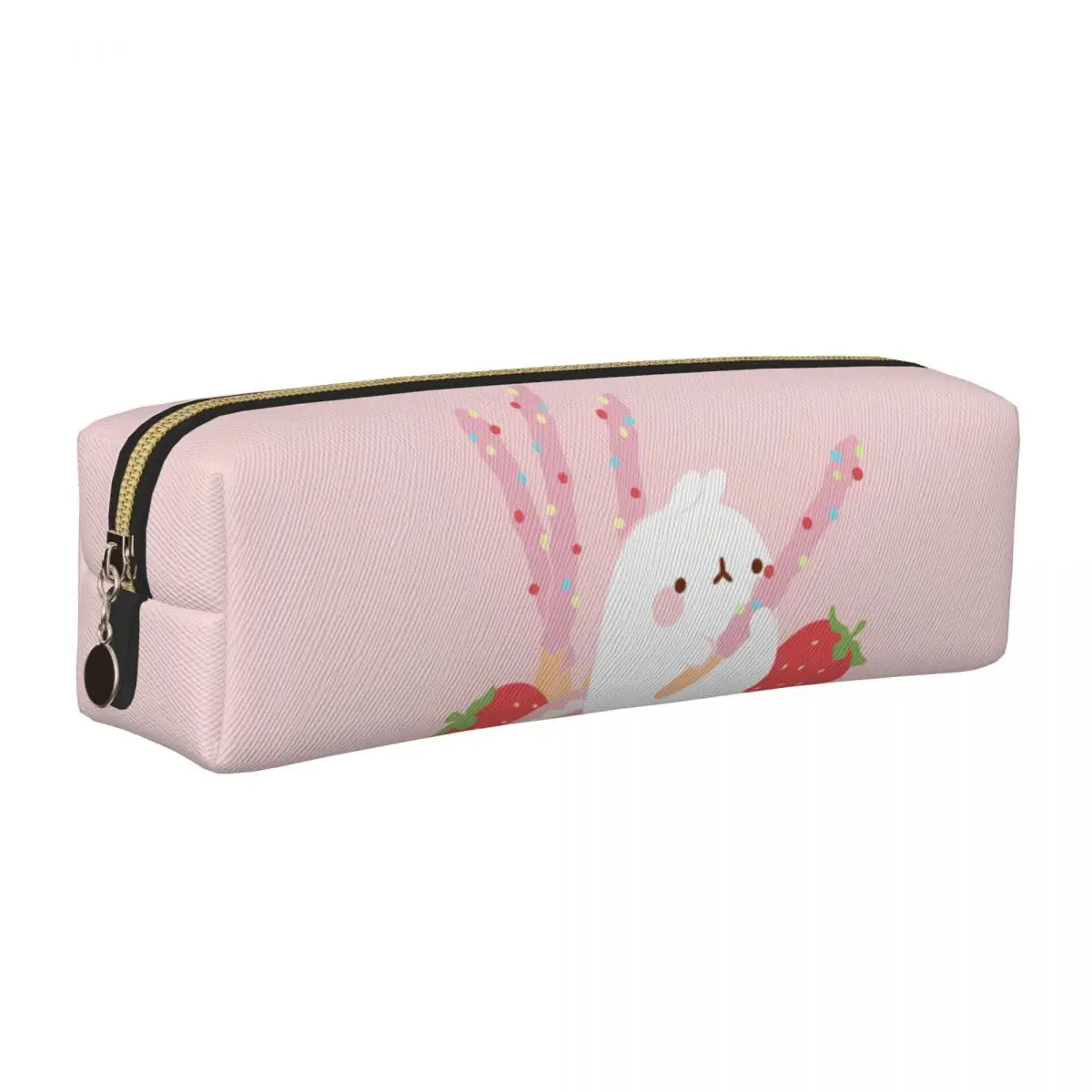 Cartoon M-Molangs And Piupiu Pencil Cases Pen Bag Student School Supplies Gifts Pencilcases