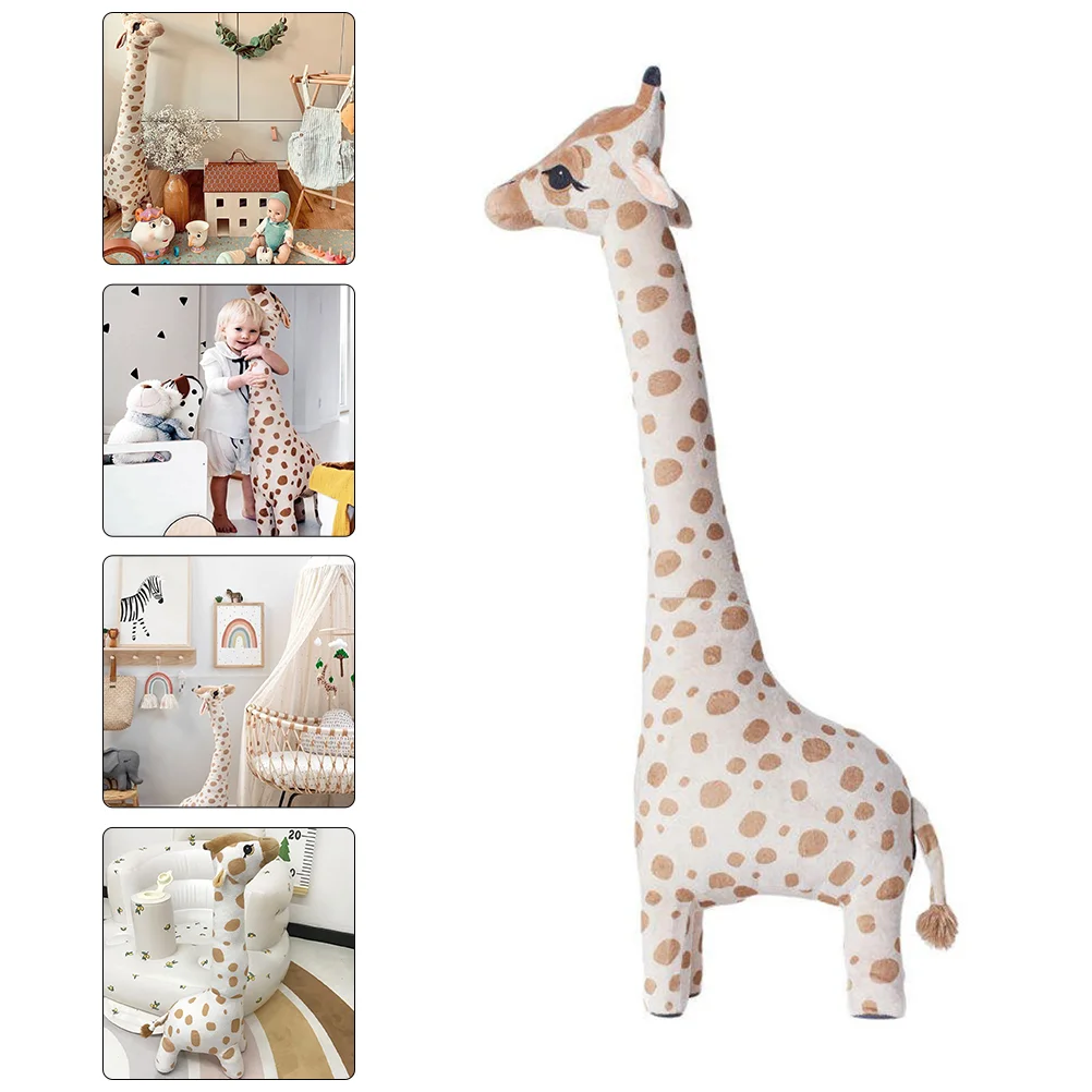 Baby Pillows Standing Plush Dolls Giraffe Stuffed Animal Giant Animals Toddler Soft