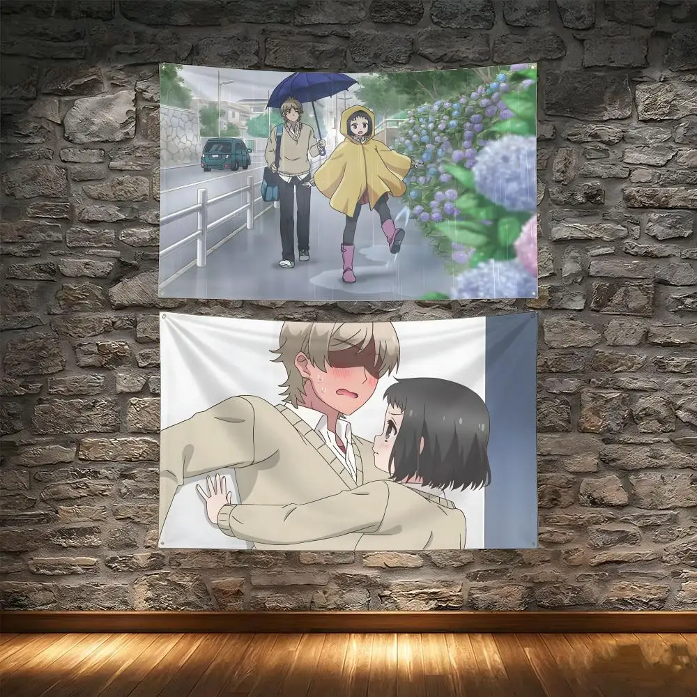 Romance Anime M-My Sweet Tyrant Flags Tapestry Creative Pattern Photo Living Room Wall Art Party Outdoor Decor
