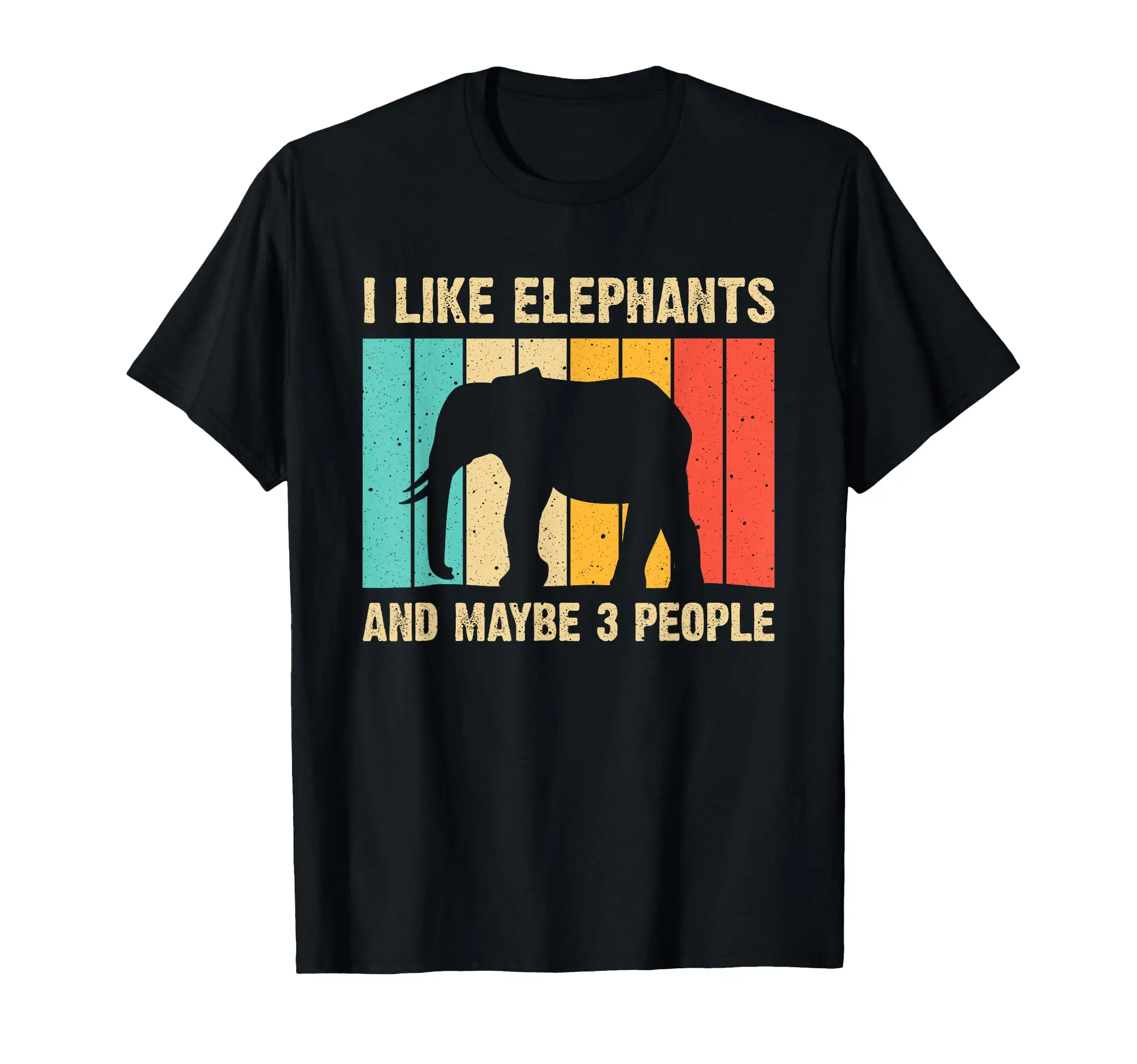 Funny Elephant Elephant Lover T-Shirt Classic Logo T Shirt and Stickers, Unisex Adult T Shirt Collection