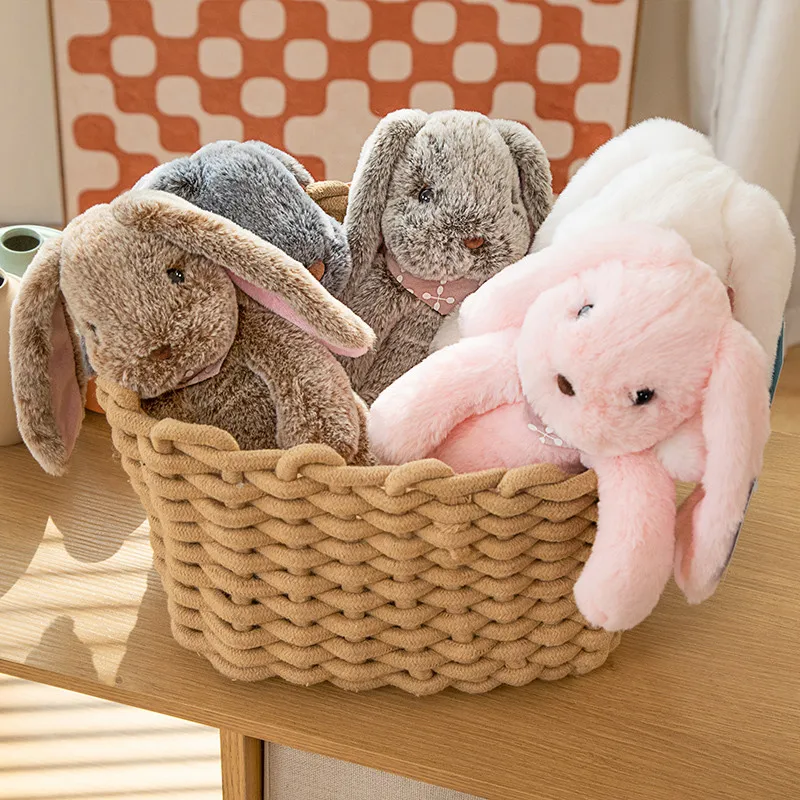 Zu-エミュレーションうさぎかわいいウサギのぬいぐるみ、ニット