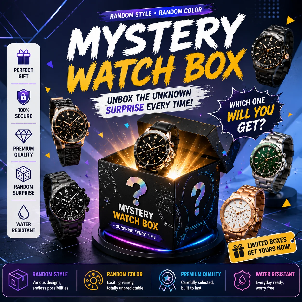 Model Kit Box - Mystery Box Random 1 Fashionable Men's