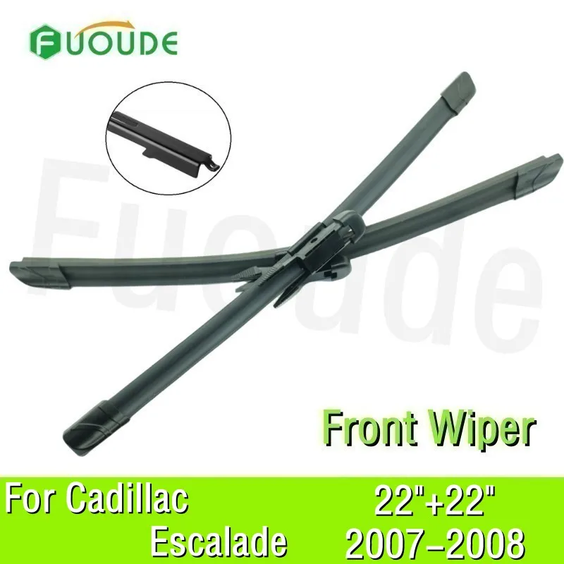 

Wiper Blade For Cadillac Escalade 22"+22" Car Windshield Windscreen Rubber 2007 2008
