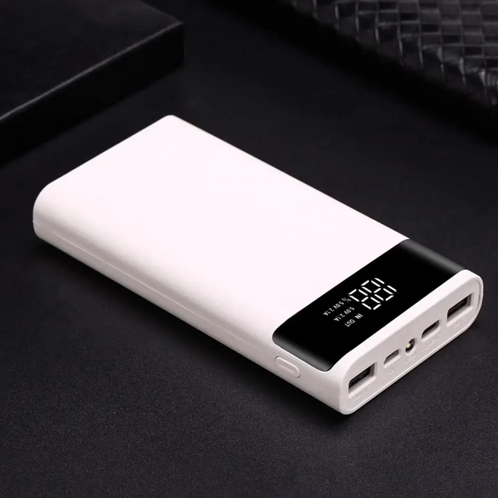 Power Bank Case  Practical with Digital Display Long Service Life  Simple Operation 6x18650 Battery Charger Case Office Supply